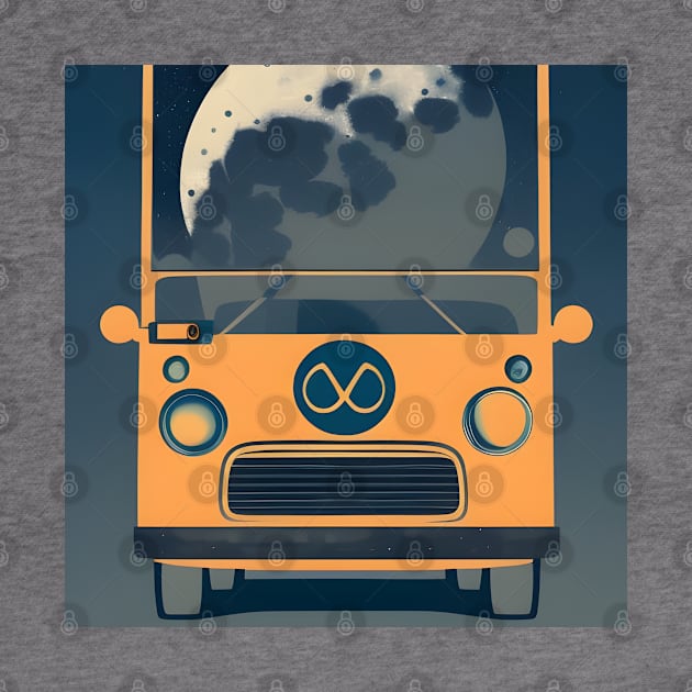 Moon Skoolie Bus by shanestillz